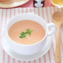 トマトの豆乳ポタージュ♡冷製&温製どっちもOK!