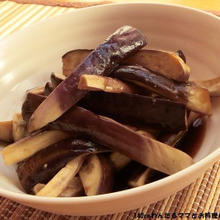 レンジで簡単★ナスの中華風サラダ