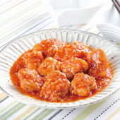 広東名菜 赤坂璃宮監修シリーズ 干焼蝦仁の素をアレンジ~鶏のチリソース炒め~