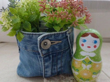 【ジーンズリメイク】手縫いで簡単! デニムの小物入れ