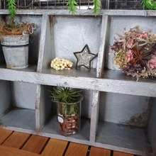 【100均リメイク】セリアの木製パーテーションボックスをスチールロッカー風にヴィンテージリメイク☆