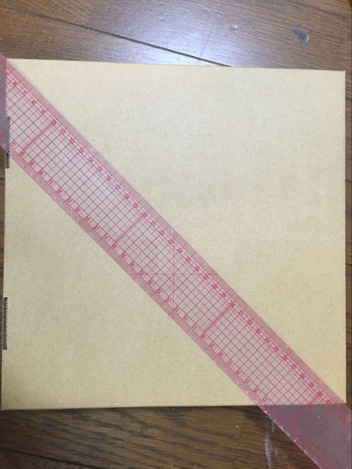 定規ではからない中心の知り方