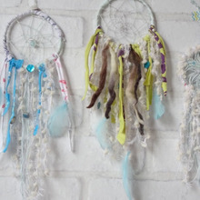 小学生も作れるドリームキャッチャー(サイズアウトTシャツ活用)