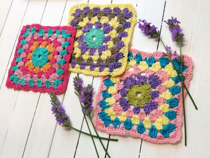 セリアで見つけた♡カワイイかぎ針編みのコースター