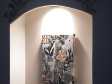 ペーパーナプキンでファブリックパネル!マリメッコ柄も♪