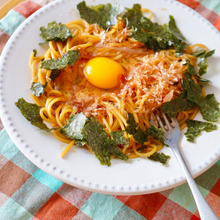 パスタを茹でたら3分☆ 子供も大人も大好き! フライパン一つで完結!「たまごかけパスタ」