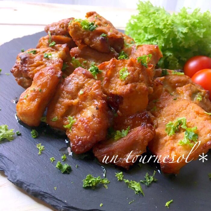 美肌効果‼漬け込んでオーブンに入れるだけ☆タンドリ―ポーク