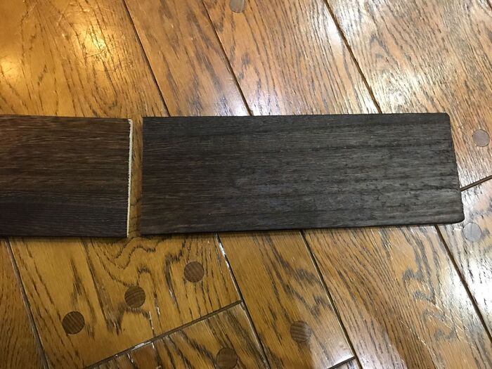 1枚の板を25cmに切ります