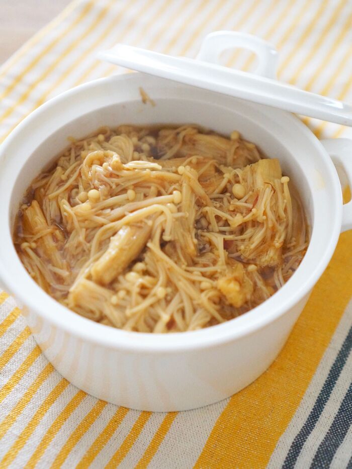 材料2つ!鍋に全部入れて煮込むだけ10分!手作りなめ茸は、ご飯にも麺にも合うんです☆彡