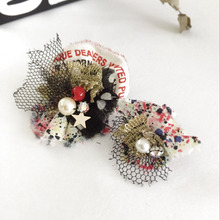 極小ハギレ活用★ピアスをハンドメイド
