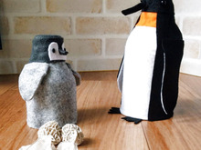 【ペットボトルで作る】ペンギン貯金箱