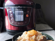 青山金魚、炊飯器を通り越し電気圧力鍋でお米を・・・