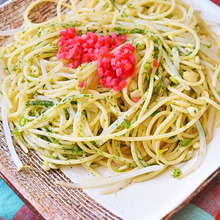 ヘルシーで癖になっちゃう♪もやしをPlus★関西風ナムルパスタ