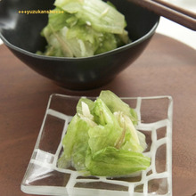 レタス大量消費 レタスとみょうがの漬物
