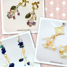 ねじるだけ!ワイヤーで作る可憐なイヤリング