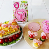 ハムのリボンが可愛いすぎ!デコ弁、SNSで映える「リボンハムカッター」