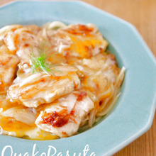 むね肉と玉子で安くてボリューム満点!「親子パスタ」