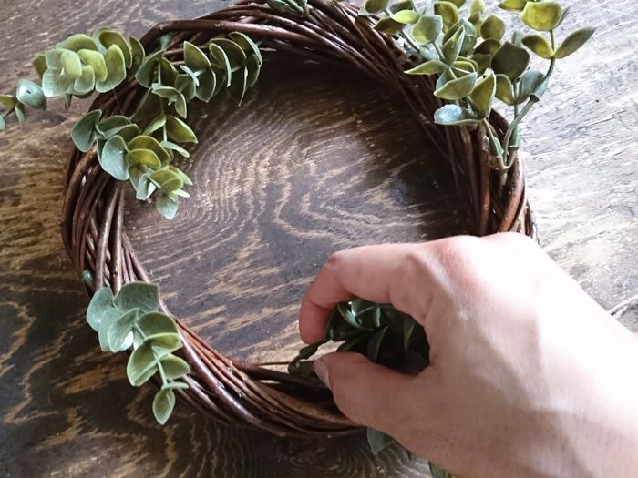 ユーカリのフェイクグリーン