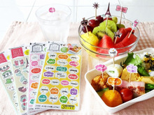 つまようじに貼って楽しさアップ♪ 「ピックデコシール」 新柄が出たよ