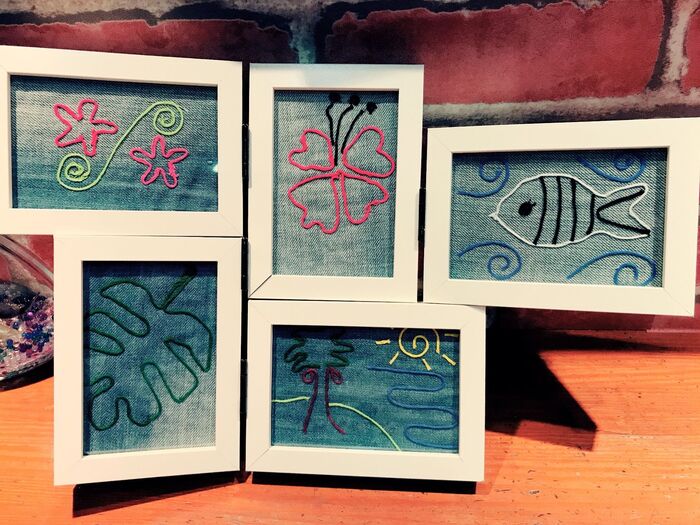 フォトフレームに飾って♪