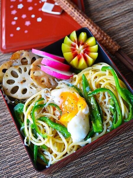 お弁当用に作った♪ 明太子パスタ