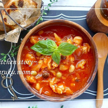 レンジ10分で柔らか煮込み★チキンのベジタブルシチュー