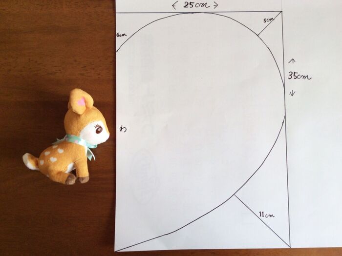 ハートの型紙です♪