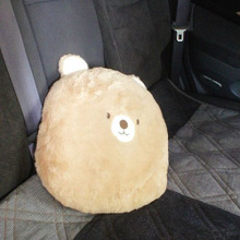 秋冬のふわふわモコモコ★ダイソー アニマルクッション ラビット風