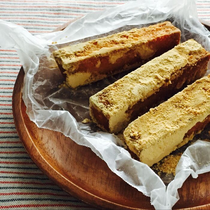 簡単おやつ♪米粉の食パンで揚げパン