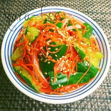 味付け簡単♡たたきキュウリの中華サラダ