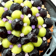 秋の香り~♪ぶどうたっぷりおしゃれなタルト