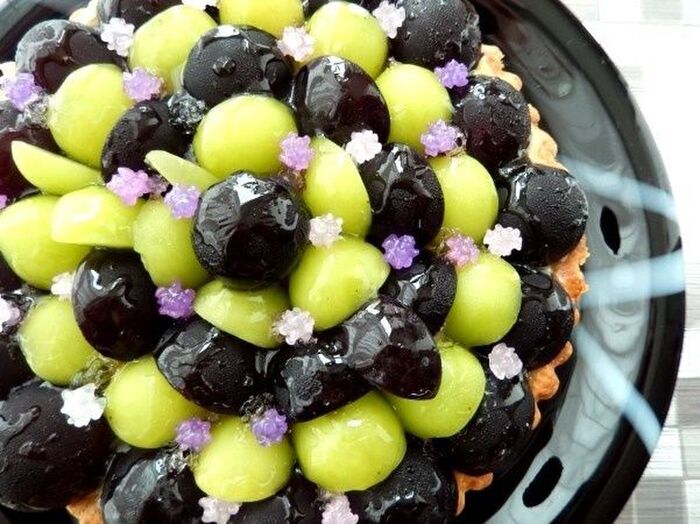 秋の香り~♪ぶどうたっぷりおしゃれなタルト