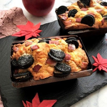 りんご大好き!しっとりりんごとオレオビッツのバウンドケーキ
