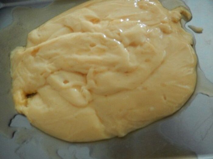 ④bの材料でクリームを作る