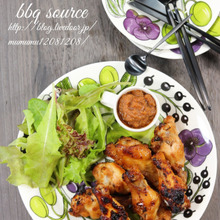 鶏手羽元のオーブン焼き・BBQソース。