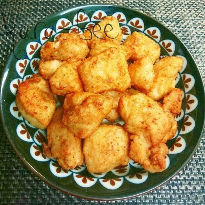 むね肉やわらか♡レモンハーブマヨ唐揚げ