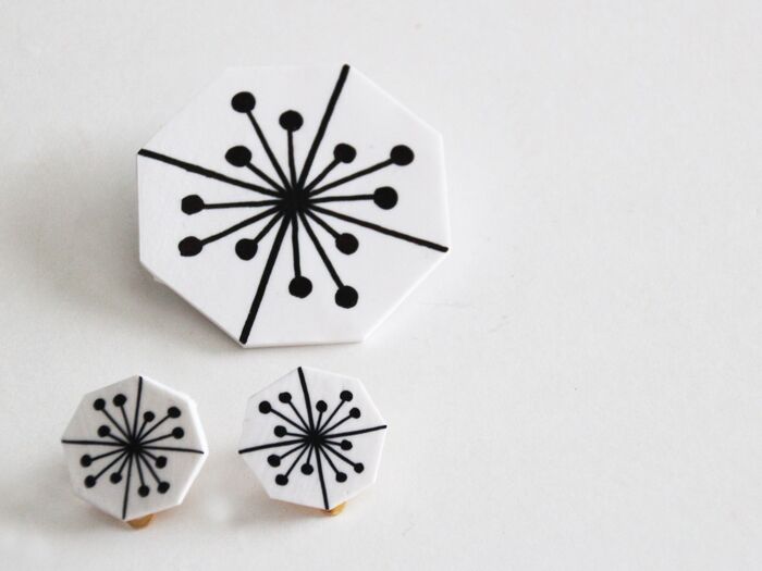 ブローチとセットを作っても♪