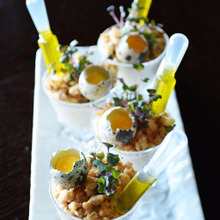 ありえへん盛り付けが可愛い♥ふたくちパスタ【*鶏肉 *パスタ *タパス】30分以内