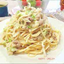 子供も大人も大好き♡ こく味たっぷり餃子の豆乳パスタ