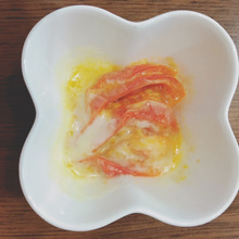 電子レンジでトマトチーズ焼き?