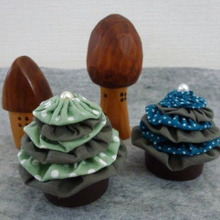 【ヨーヨーキルト】ペットボトルキャップでクリスマスツリー