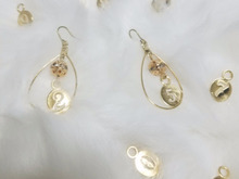 セリアのナンバーチャームでアニバーサリーピアスをDIY