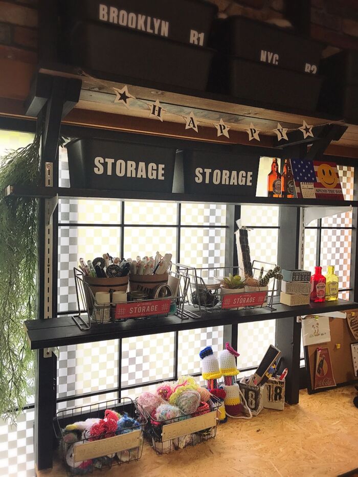 ぶきっちょさんでも10分で作れる棚(o´〰`o)❤