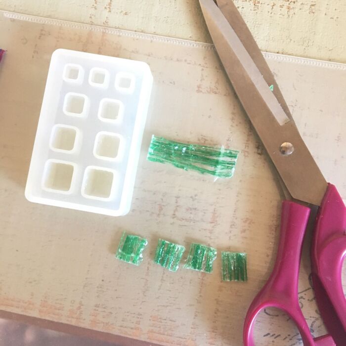 スクエア型に切る