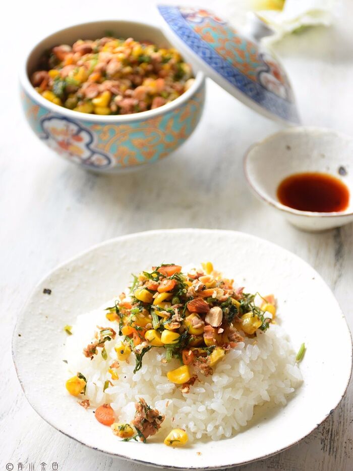 余り野菜?具沢山ふりかけ【*簡単 *節約 *作り置き *常備菜】5分~10分