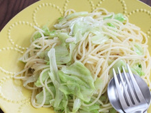 100均アンチョビ de お手軽簡単! アンチョビキャベツパスタ