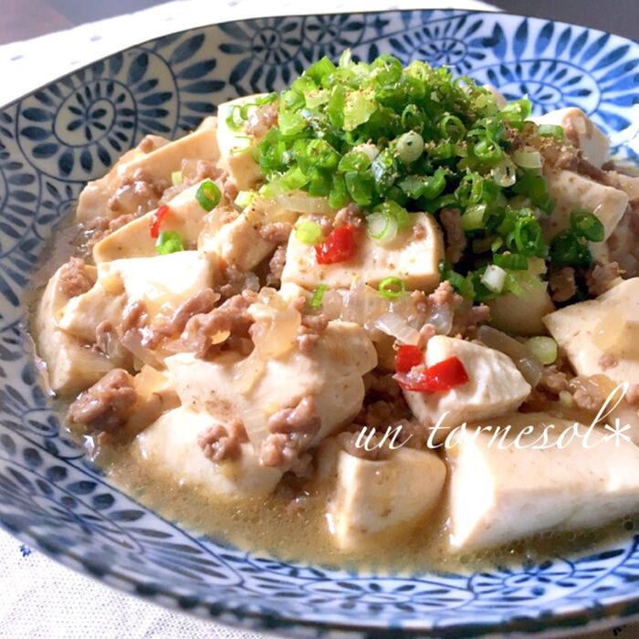 疲労回復効果に‼にんにくもごま油も使わない☆和風マーボー豆腐