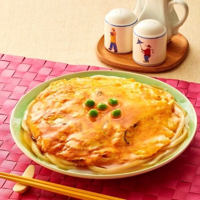秋食材といっしょに「天津麺風うどん」