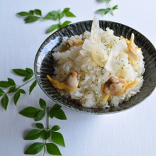 深川めし風★あさりの和イタリアンごはん★炊きこみ編