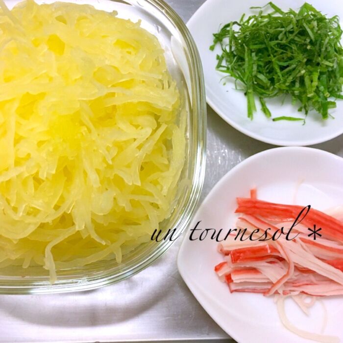 ②風味が飛ぶので、大葉はさらしすぎないように!